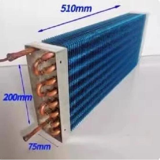 Freezer refrigerator display cabinet refrigerated commercial finned evaporator condenser radiator pure copper pipe Brand New