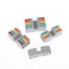 2/4Pcs Push-in Butt Conductor Terminal Block Docking Mini Quick Wire Connector Universal Compact Electrical Wiring Connectors