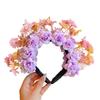 Beautiful Handmade Flower Headband Chinese Traditional Flower Hair Adornments Suitable for Traditional Chinese Dress