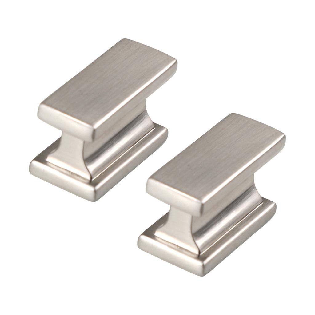 1/2Pcs Square Cabinet Handles Pulls Drawer Knobs for Wardrobe Furniture Door Hardware Replacement Black/Silver Metal Handles