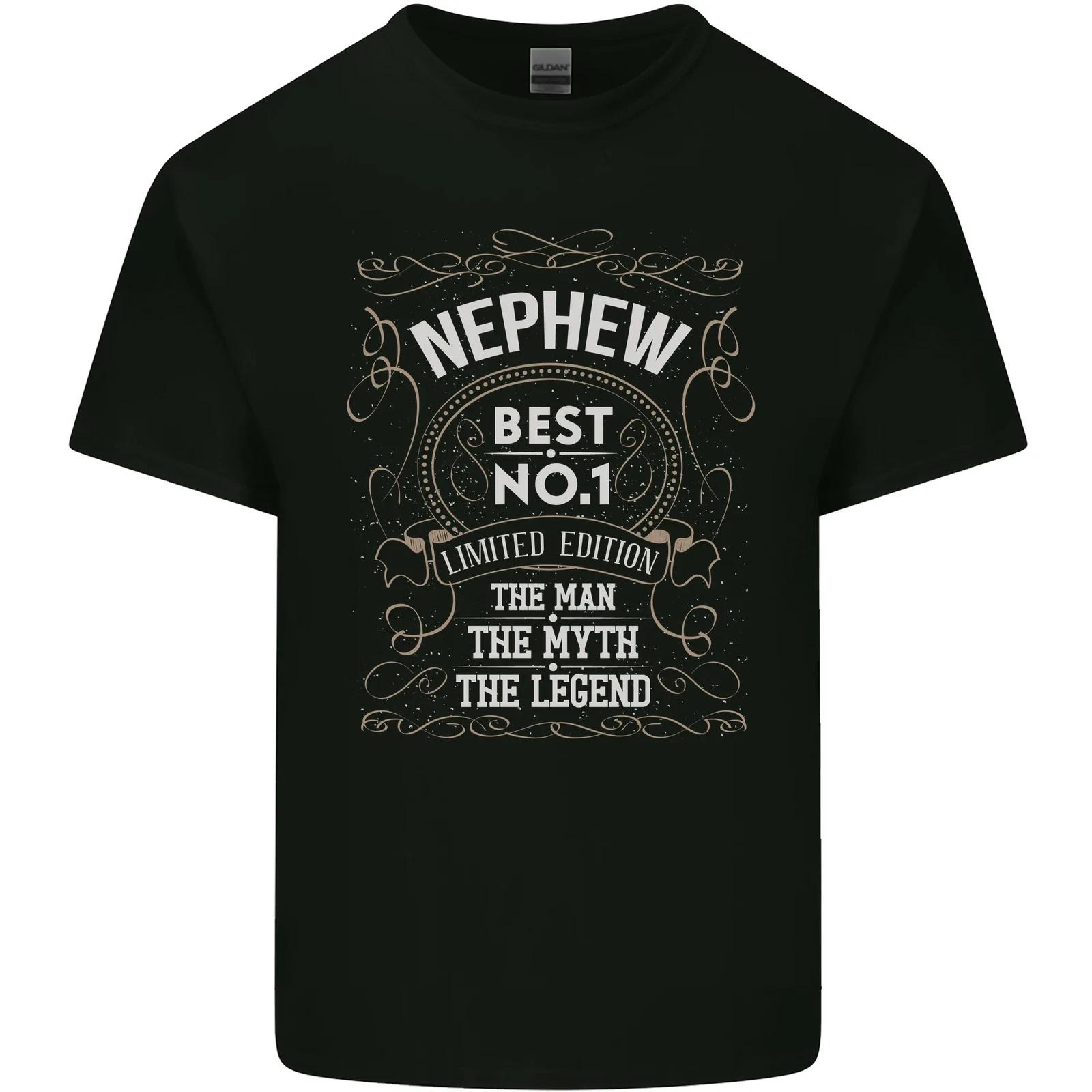 

Fathers Day No 1 Nephew Man Myth Legend Kids T-Shirt Childrens XL