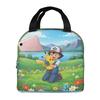 Custom P-Pikachus Portable Lunch Boxes Women Men Multifunction Cartoon Thermal Cooler Food Insulated Lunch Bag School Student