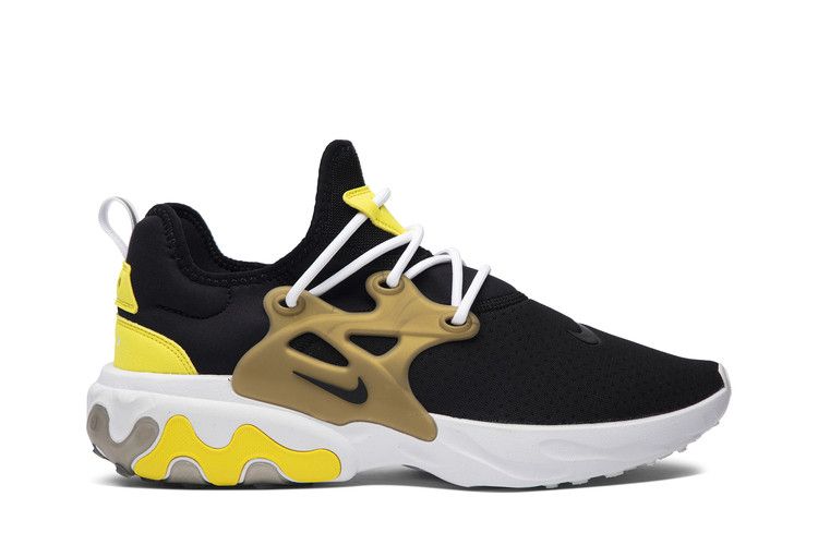 Men's Sneakers Nike React Presto Brutal Honey Black/Black-Yellow Streak-Metallic Gold-White