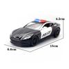 132 Aston Martin Alloy Car Model Police Car With Sound Light For Collector