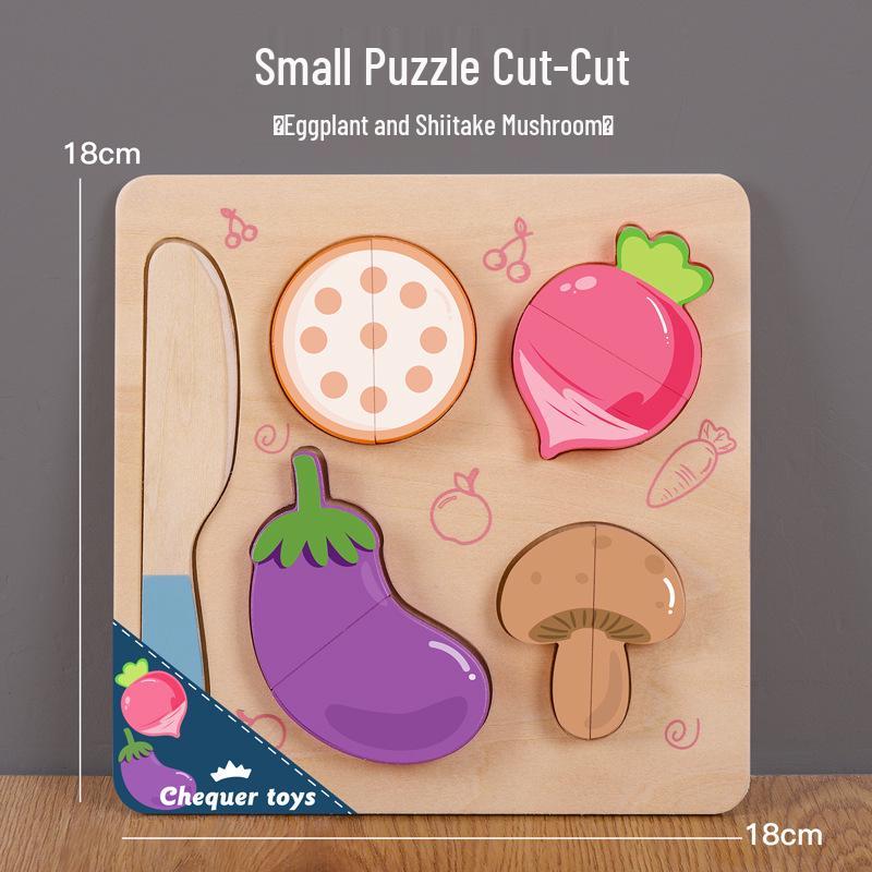 

Детская развивающая ролевая игра Деревянный пазл: Симуляция фруктов, овощей и стоматолога