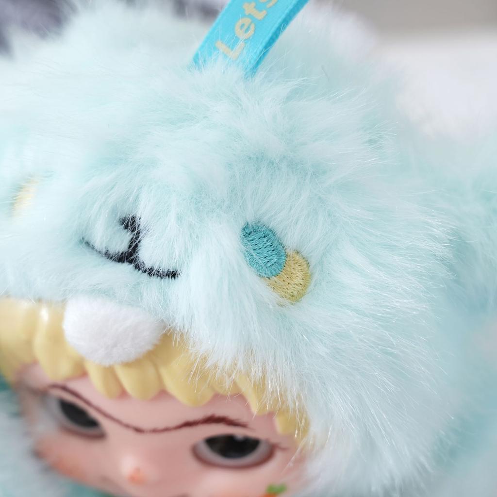 Cute Wakuku Vinyl Keychain Cute Doll Bag Pendant Doll Plush Toy