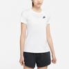Nike Logo Letter Print Loose Crew Neck Short Sleeve T-Shirt Women Tops White DJ6296-100