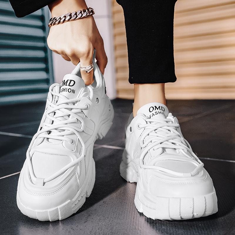 Trend Men Casual Shoes New Platform Walking Sneakers Shoes Men Sport Basketball Shoes Comfortable Jogging Sneakers Street Style