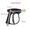 High-Pressure Car Wash Machine with 5 Nozzle Options