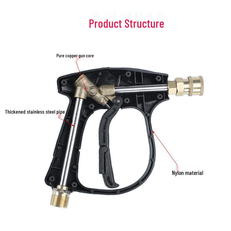 High-Pressure Car Wash Machine with 5 Nozzle Options