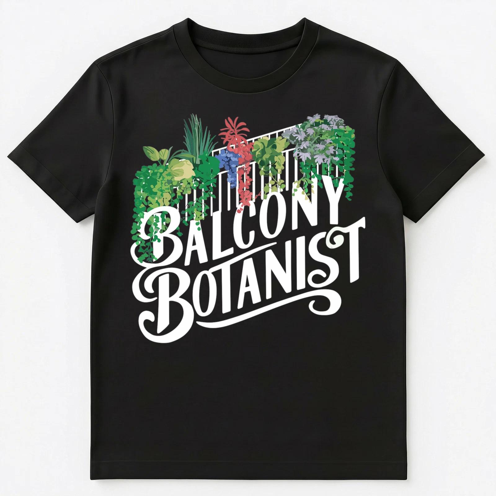 

Balcony Botanist Planting And Gardening Unisex T-Shirt L