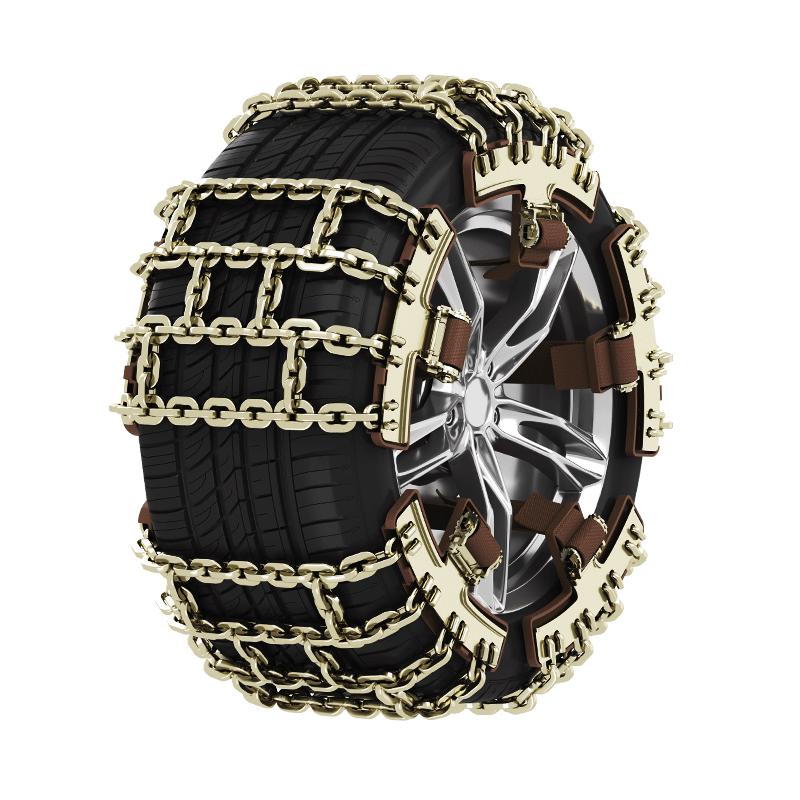 Manganese Steel Universal Car Snow Chain (8 Pcs)