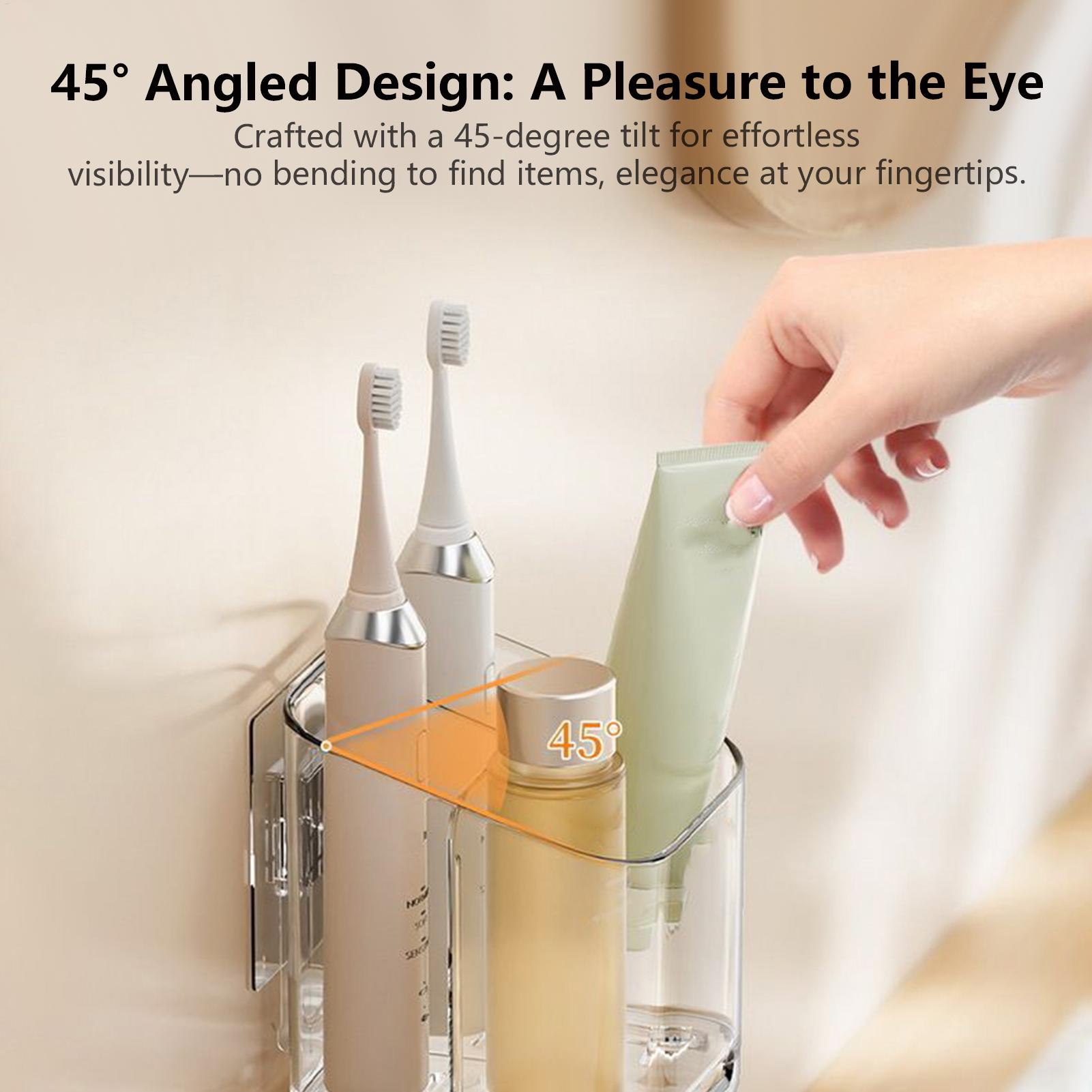 

Toothbrush Wall Holder Bathroom Storage Organizer Electric Toothbrush Organizer For Bathroom Shower Bedroom Home RV Dormitory China Mainland