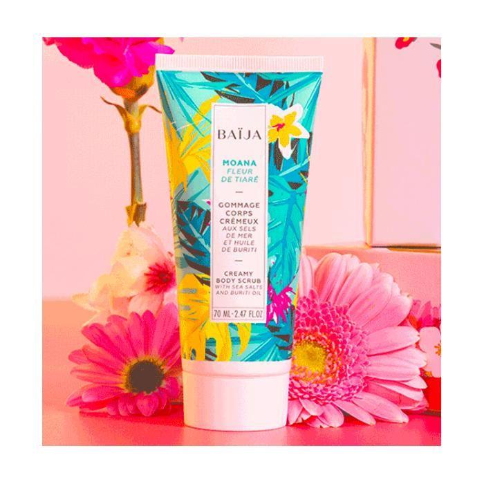 DESTOCK BAIJA - Moana Fleu De Tiar&eacute; - Cr&egrave;meuze Lichaamsscrub 70ml Met Zeezout En Buritiolie