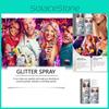 Eelhope Spray Brilho Cintilante Para Cabelo E Corpo Perfeito Para Festas E Festivais