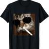 Katzen-Meme mit Sonnenbrille und Zigarette Gangster-Katze T-Shirt