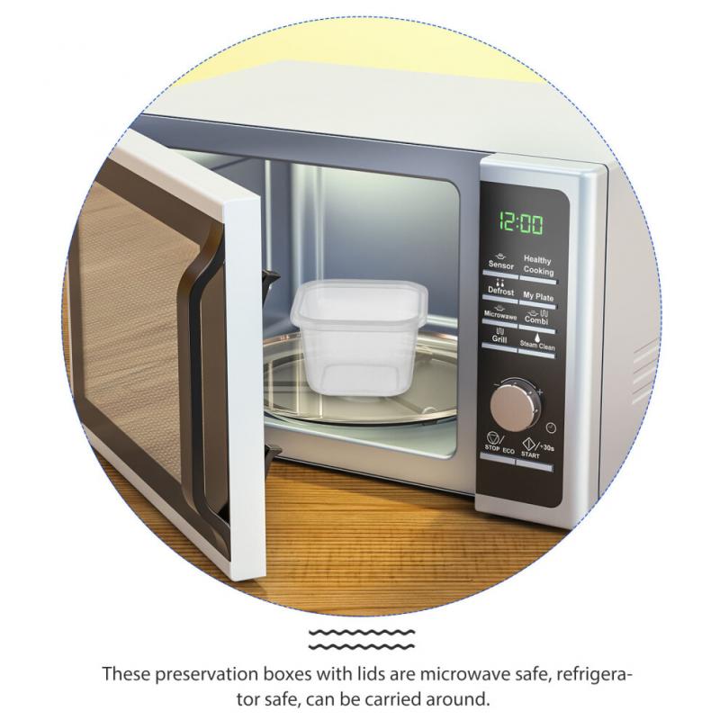 6pcs Small Food Containers Food Storage Jars For Travel