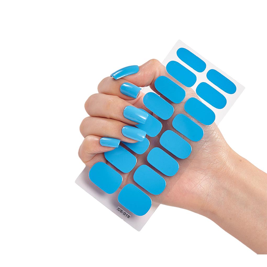 Nail Stickers Long-lasting And Fashionable Nail Art Deco Safe PVC Stickers For Nails Nail Wraps Simple And Easy, CS025