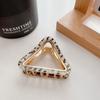 Multicolor Acetic Acid Hair Claw Korean Style Geometry Shark Clip Triangle Hair Crab Clip  Daily