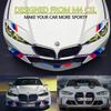For BMW 5 Series F10 F11 M5 2010-2017 Lemon Yellow Color Rings DTM U Style Light LED Angel Eyes Kit CS CSL Style Car Accessories