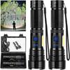 LED Rechargeable Flashlights 990000 High Lumens, Super Bright Flashlight High Power Flash Light with 7 Modes, 15H Running Time, IPX7 Waterproof