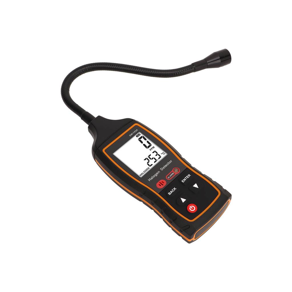 Halogen Gas Detector 0 To 1000PPM Sound Light Vibration Alarm Digital Air Conditioning Refrigerant Freon Leakage Tester