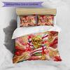 Set Biancheria da Letto Stampata Calcio Inghilterra 3 Pezzi Copriletto Traspirante Accogliente come Regalo per la Casa Nuova o per le Feste