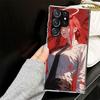 C-Chainsaw Mans Makima Case for Samsung Galaxy S25 S24 S23 S22 Ultra Soft Phone Cover S25 Edge S21 Plus S20 FE S10 + Black Cover