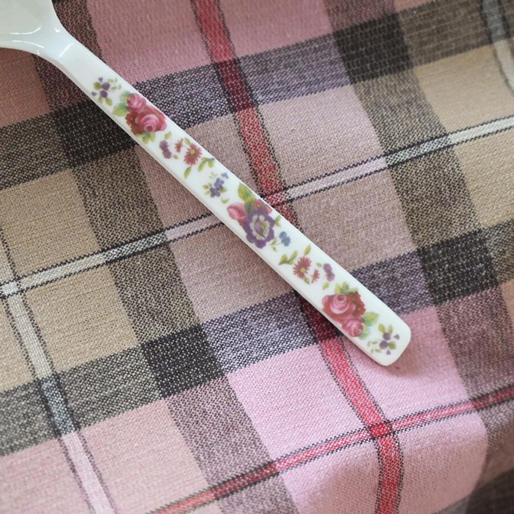 Vintage Flower Melamine Teaspoon