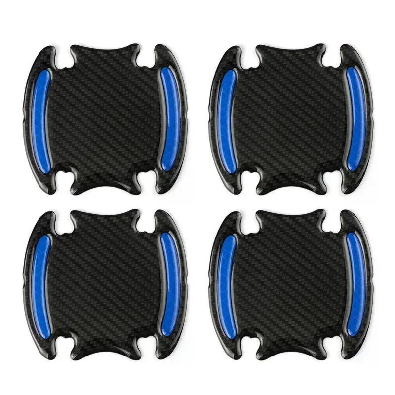 Car Door Bowl Handle Protector Safety Warning Anti-collision Anti-scratch Reflective Strip Exterior Protection Accessories Interior Mirrors 6