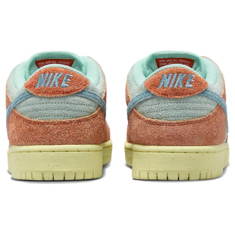 Nike Sb Dunk Low Orange Emerald Rise Skateboard Shoes DV5429-800