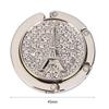Rhinestone Table Clasp Desk Hooks Zinc Alloy Foldable Handbag Hanger Handbag Storage Table Hook Travel Outdoor Storage Hanger
