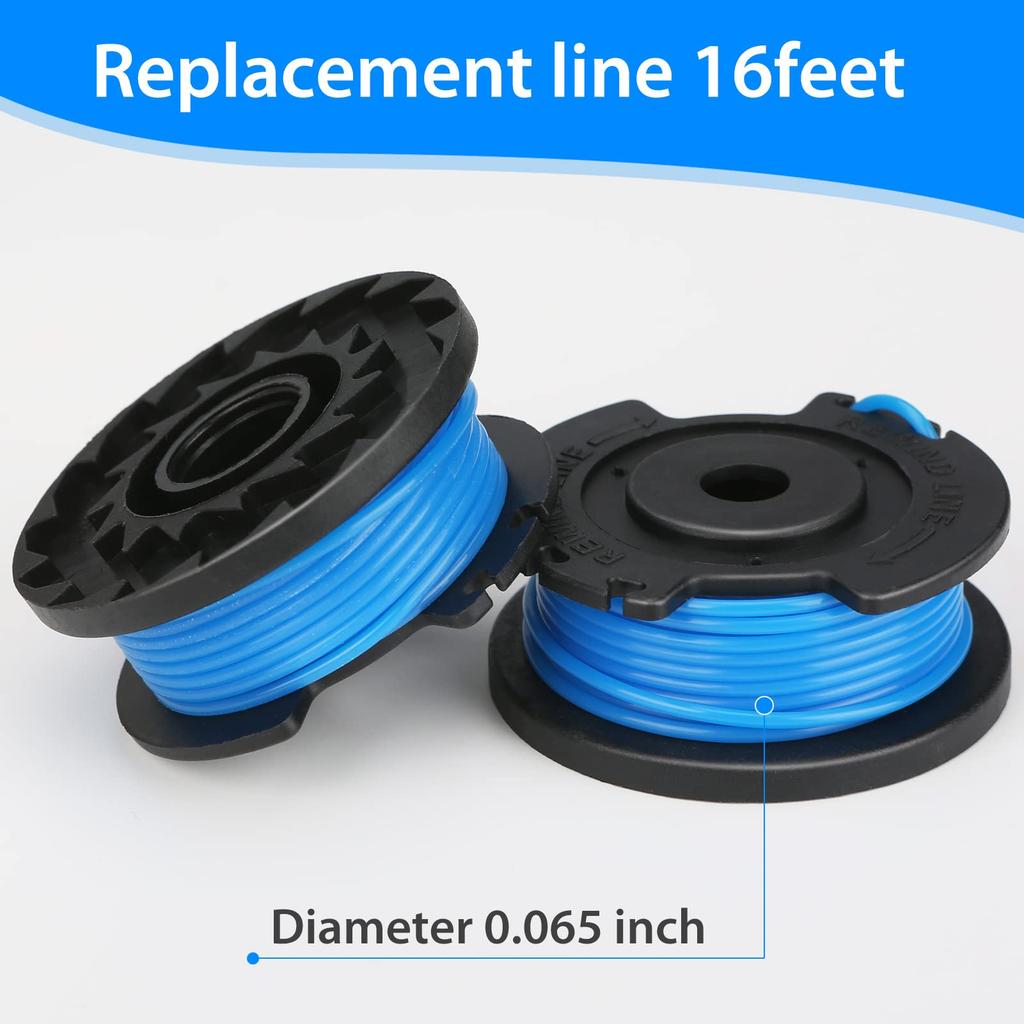 6Pcs Spools for Toro 51484 51486 51487 20V/24V Grass Trimmer Nylon Rope Spools, 88524