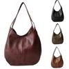 1 Pcs Large Women's Handbags Vintage Luxury Leather Shoulder Bag Designers Large Tote Bag Modern Fashion Retro Female