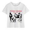 Kids Michael Jackson Rock N Roll T-Shirt Children's Fashion Crew Neck Top Summer Casual Clothes for Baby Boys And Girls