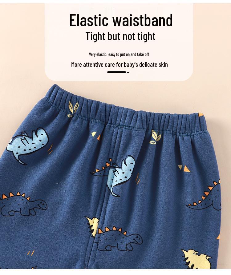 Kinder Fleece-gefüttertes Thermo-Unterwäsche-Set für Jungen & Mädchen - Gemütliche Herbstkleidung