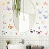 Hand-Painted Butterfly Wall Stickers, Colorful Removable Decals for Living Room Bedroom Entryway Home Decor