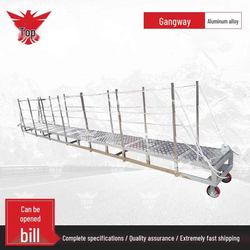 DINAPARRIFUL Aluminum Alloy Boat Boarding Ramp