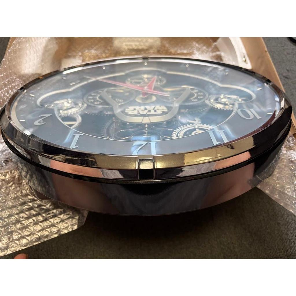 Used STAR WARS Rhythm Clock Star Wars Karakuri Clock 4MN533MC02 Wall Clock