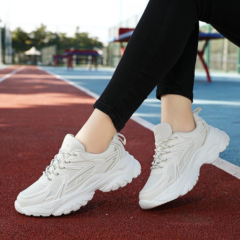 All-Season Women's Sports Shoes, Breathable Women's Sports Shoes, Thick-Sole Height-Increasing Women's Sports Shoes