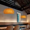 Handwoven Bamboo Pendant Lantern Light