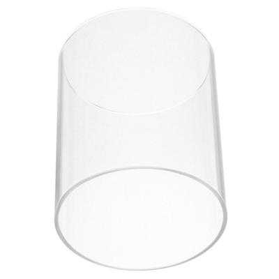 Toyvian Glass Candle Holder Cover, Single Candle Holder, Candle Lampshade Protector, Transparent Candle