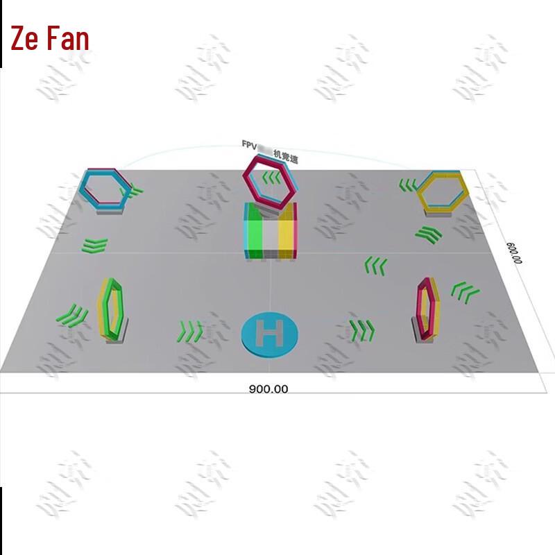 FPV Drone Racing Obstacle Course Equipment