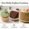 Bamboo Pattern Bamboo Leaf Silicone Mold Chinese Style Fondant Chocolate Mold  DIY Sugarcraft