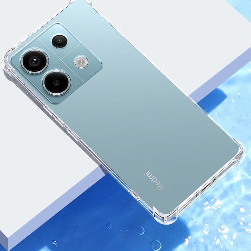 Compatible Redmi Note Phone Case Airbag Transparent (Note 15/14/13/12/11/10/9/8/7/6/Pro/+)