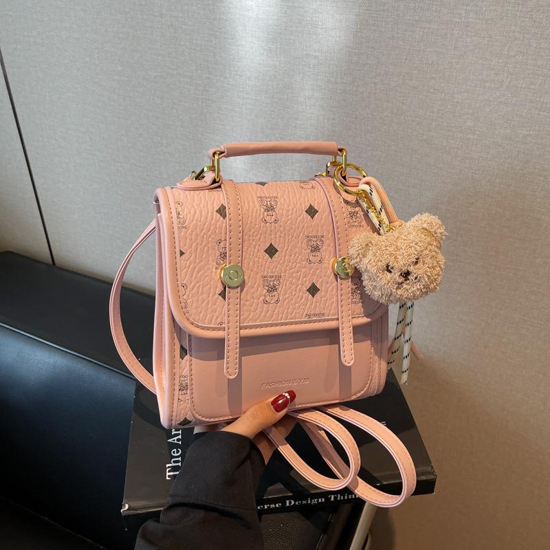 Fashion retro high-end simple handbag women's 2025 summer new college style versatile backpack