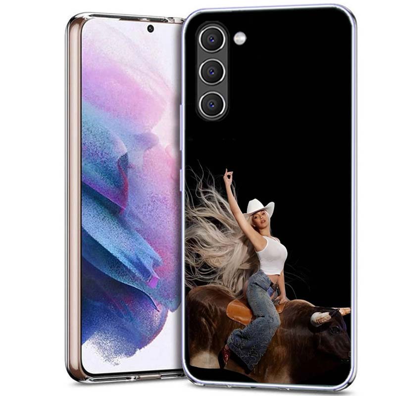 Singer Beyonce Cowboy Phone Case for Samsung A54 A14 A24 A34 A17 A37 A57 A55 A35 A25 A15 A13 A23 A33 A53 A07 A05S A04S A03 A73 G