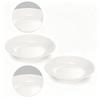 Chuzhou A5 Thickened White Melamine Deep Dinner Plate