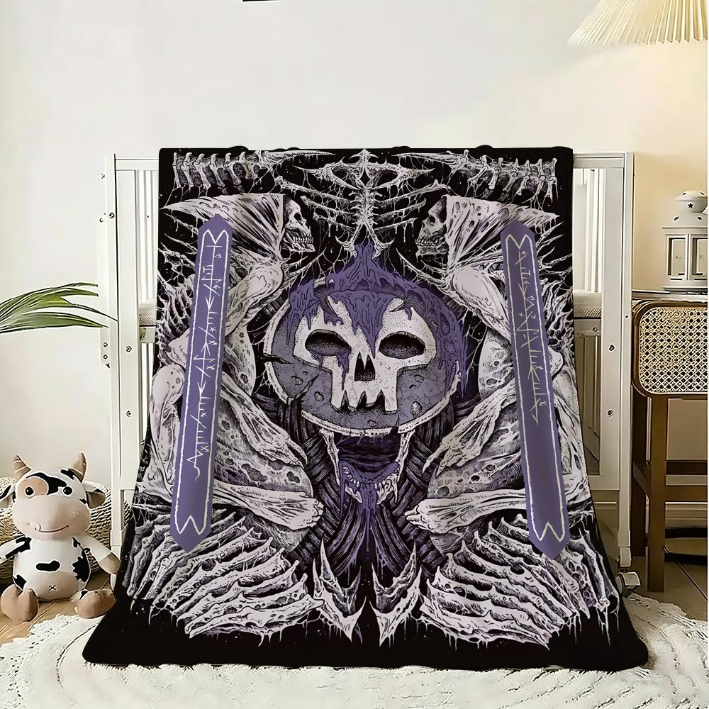 Magic The Gathering Throw Soft Flannel Throw Blanket, Lightweight Breathable Summer Nap Blanket For Sofa Home Travel Cozy Decor