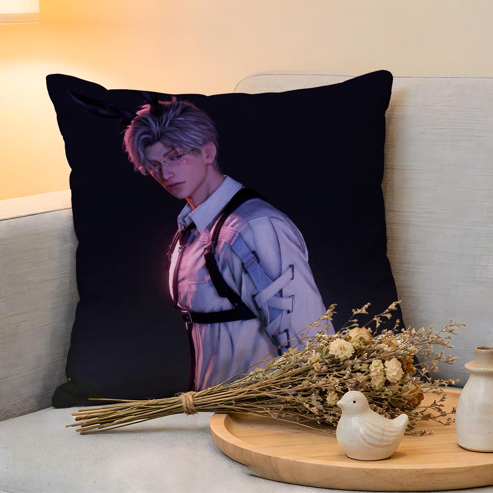 

Cushion Cover Linen SkinFriendly Soft Decorative Case For Sofa Home Decor Hot Game Love And Deepspace Pillow cover 30x30cm